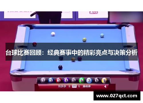台球比赛回顾：经典赛事中的精彩亮点与决策分析